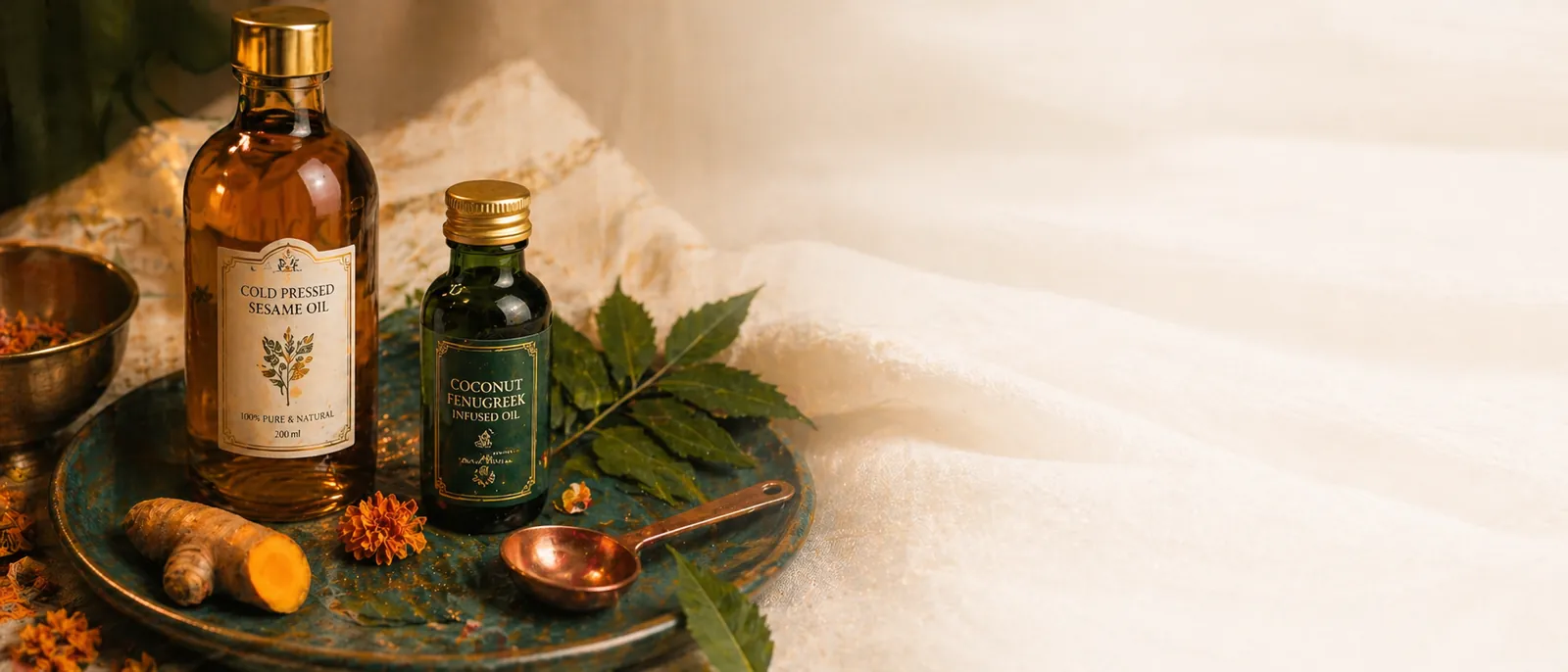 Doctor-approved herbal oils and natural care products